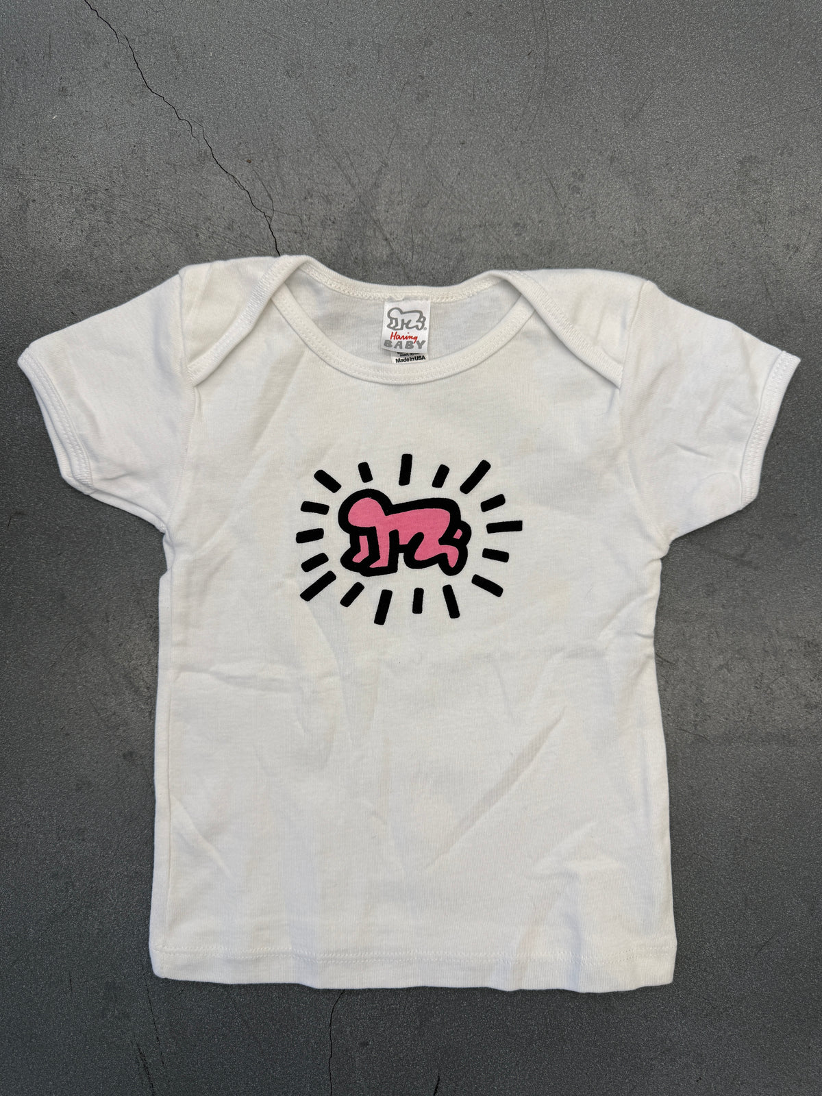 Y2K VINTAGE KEITH HARING RADIANT BABY TEE (HARING BABY TAG)