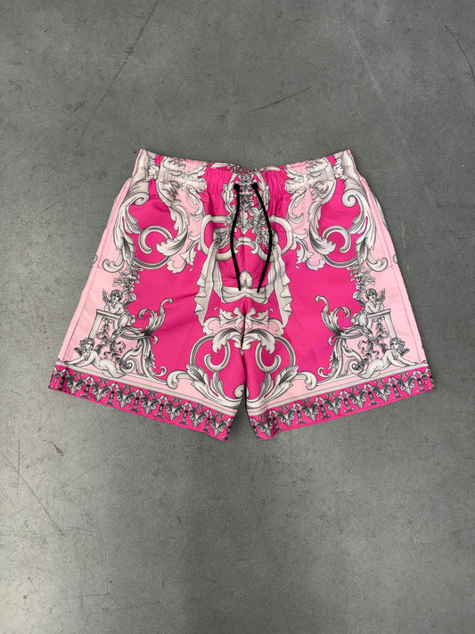 VERSACE BAROQUE BOARDSHORTS - PINK