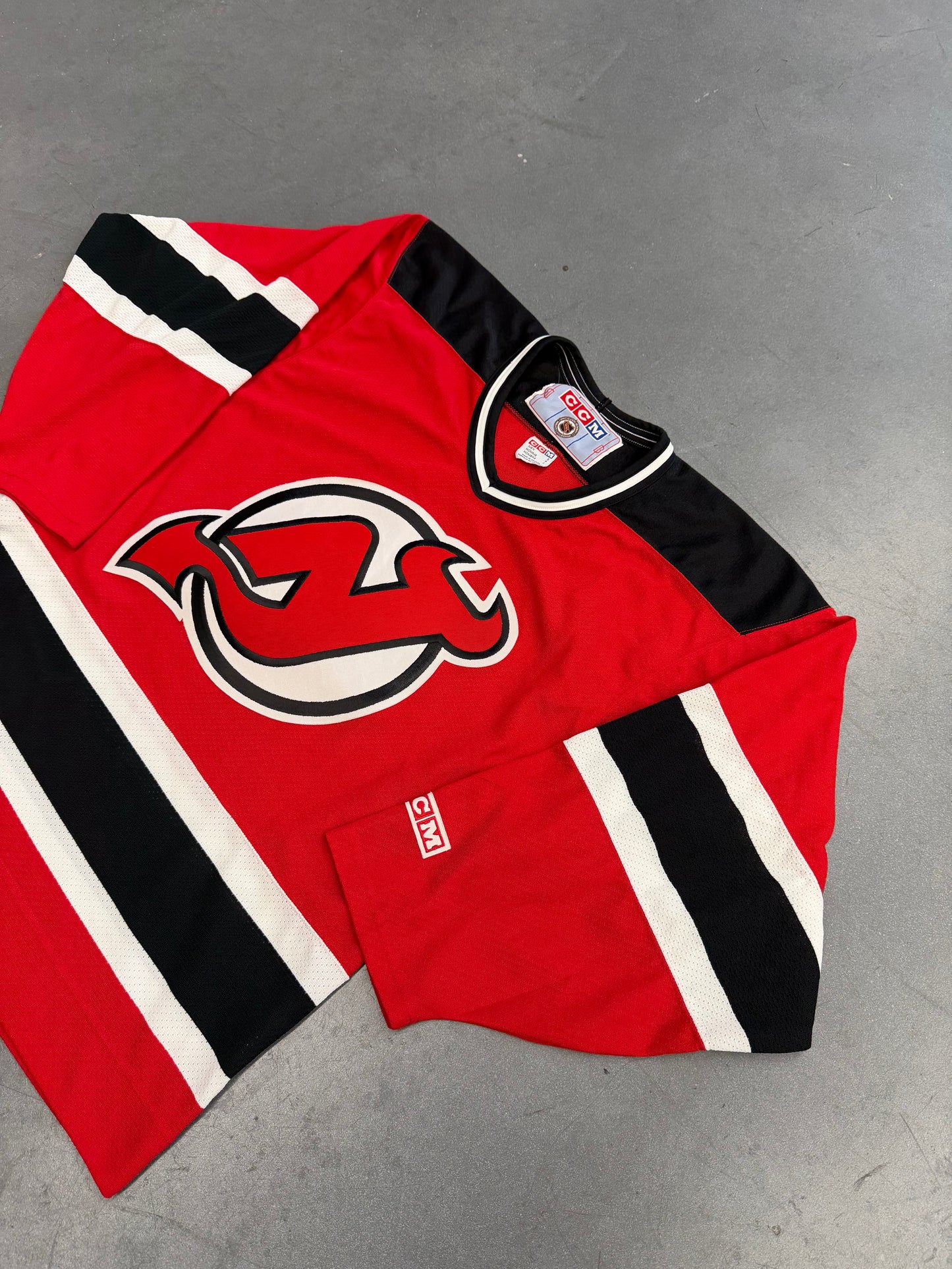 90S NEW JERSEY DEVILS CCM NHL HOCKEY JERSEY