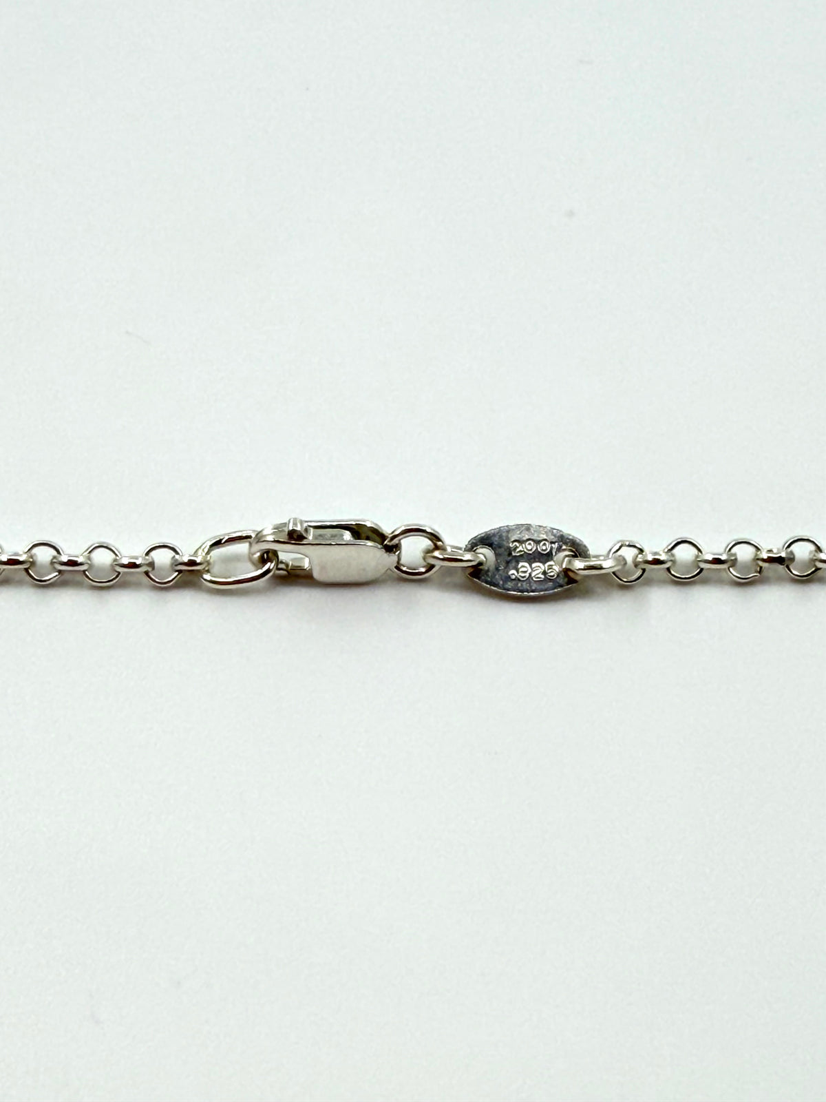 CHROME HEARTS SILVER ROLL CHAIN NECKLACE - 18”