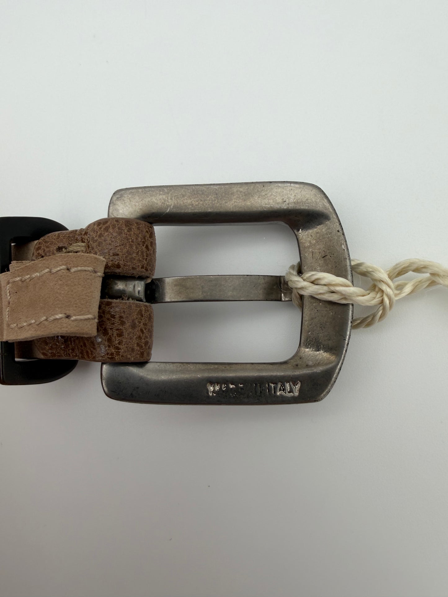 BRUNELLO CUCINELLI 1/2 IN LEATHER BELT