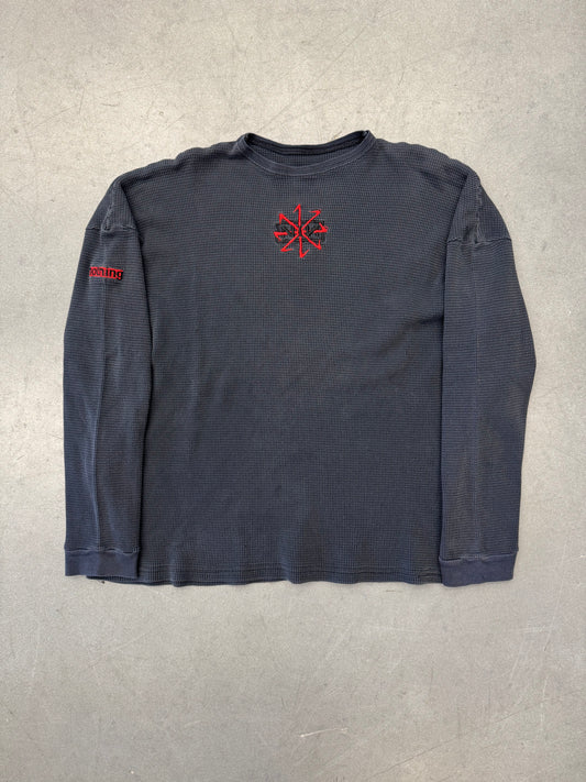 90S NINE INCH NAILS NOTHING THERMAL LONG SLEEVE TEE (PULLED TAG)