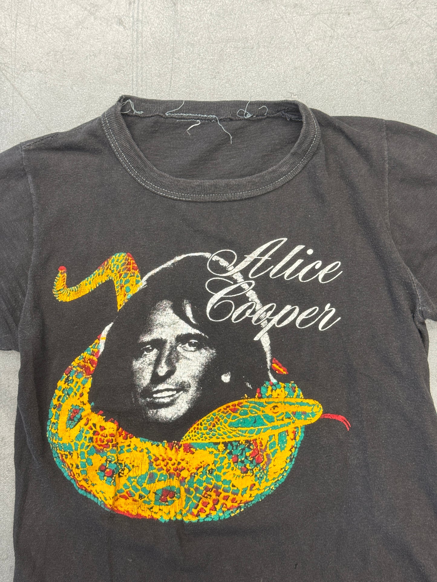 1980S ALICE COOPER LIVE CONCERT TEE (PULLED TAG)