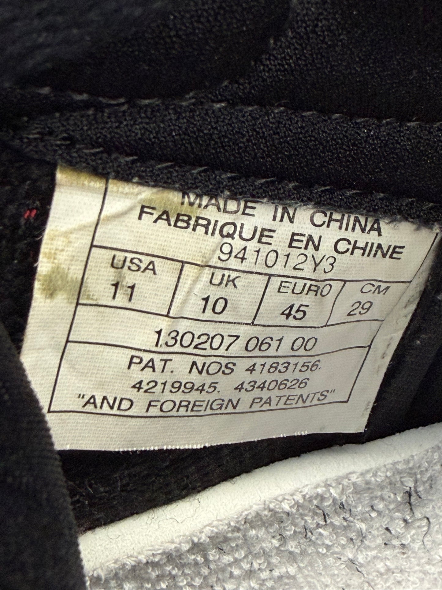 1994 JORDAN 1 RETRO HIGH 'BRED' (W/O BOX)