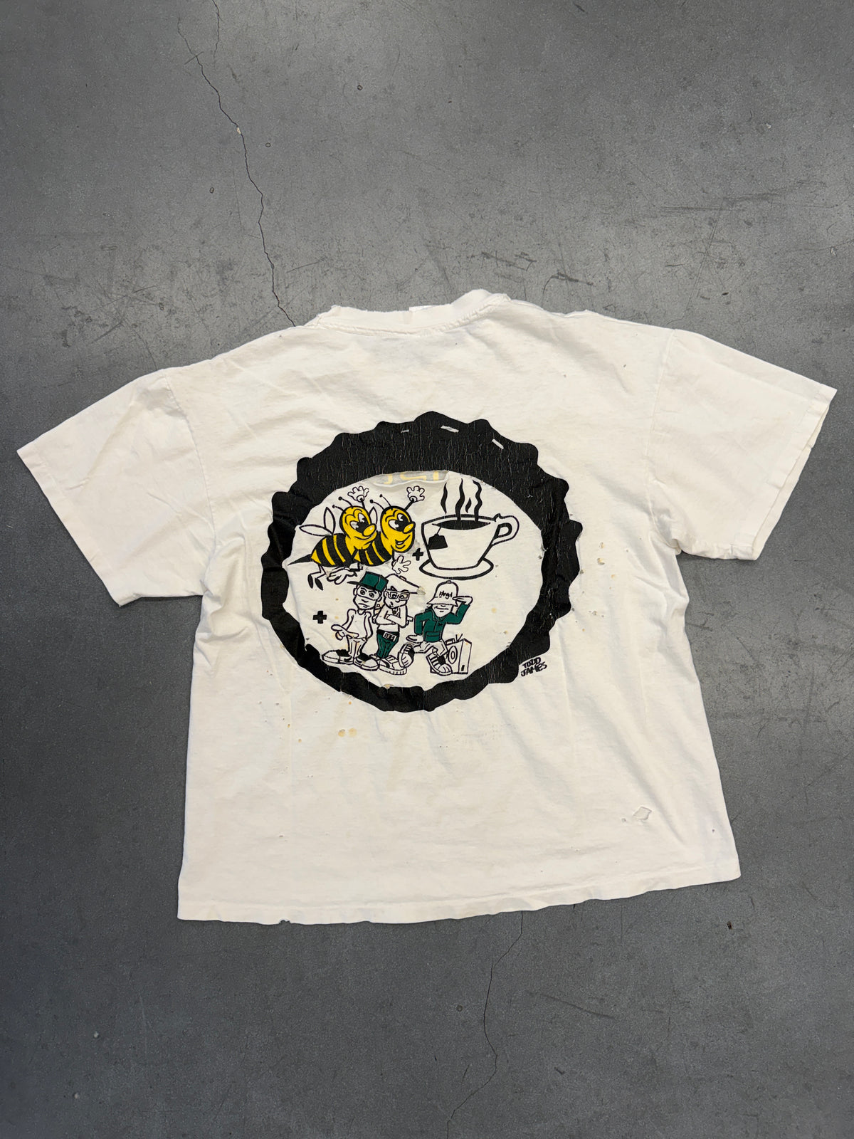 1992 BEASTIE BOYS CHECK YOUR HEAD DISTRESSED TEE (HANES TAG)