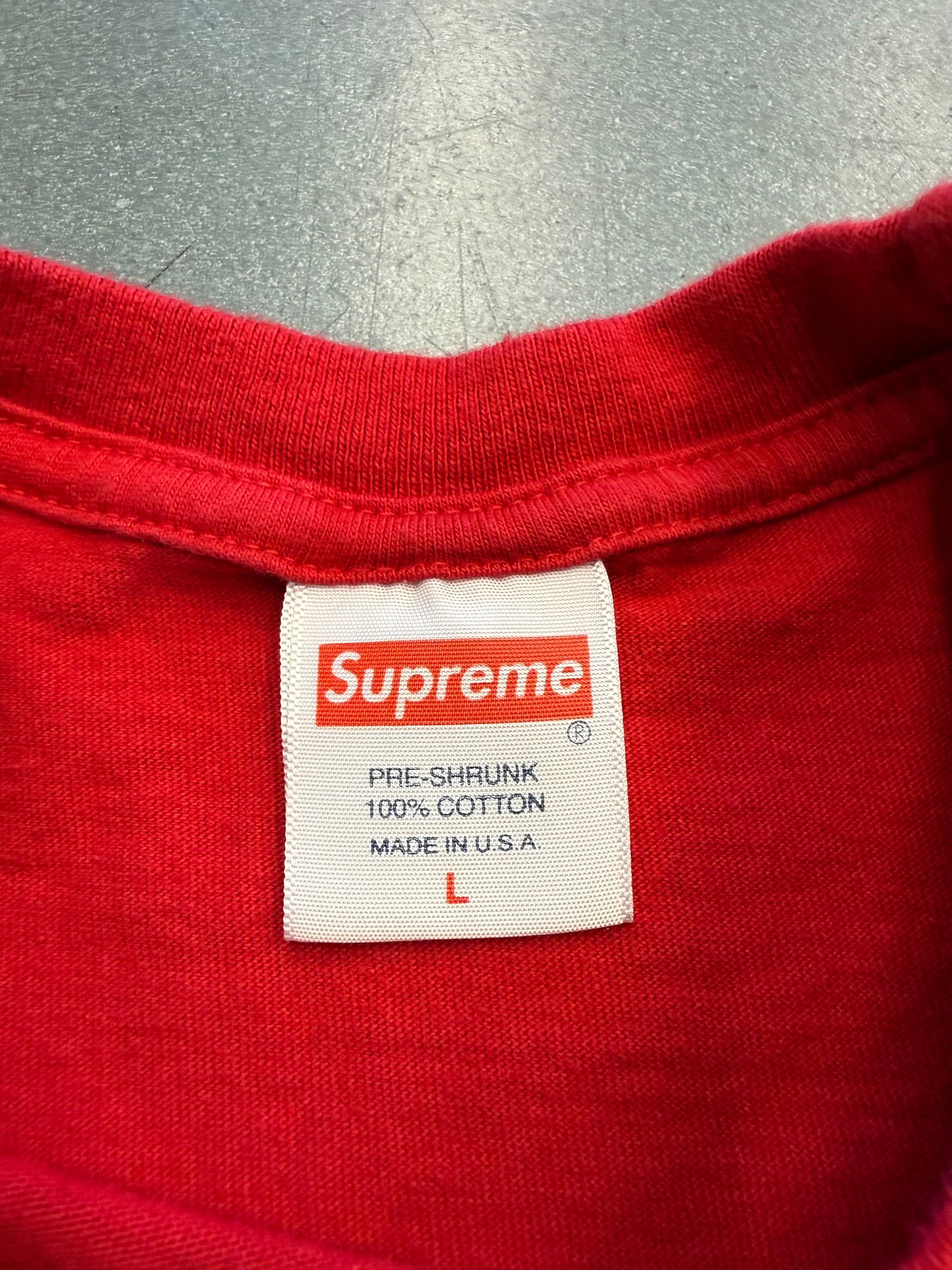 SS19 SUPREME SUZIE SWITCHBLADE TEE - RED (L)