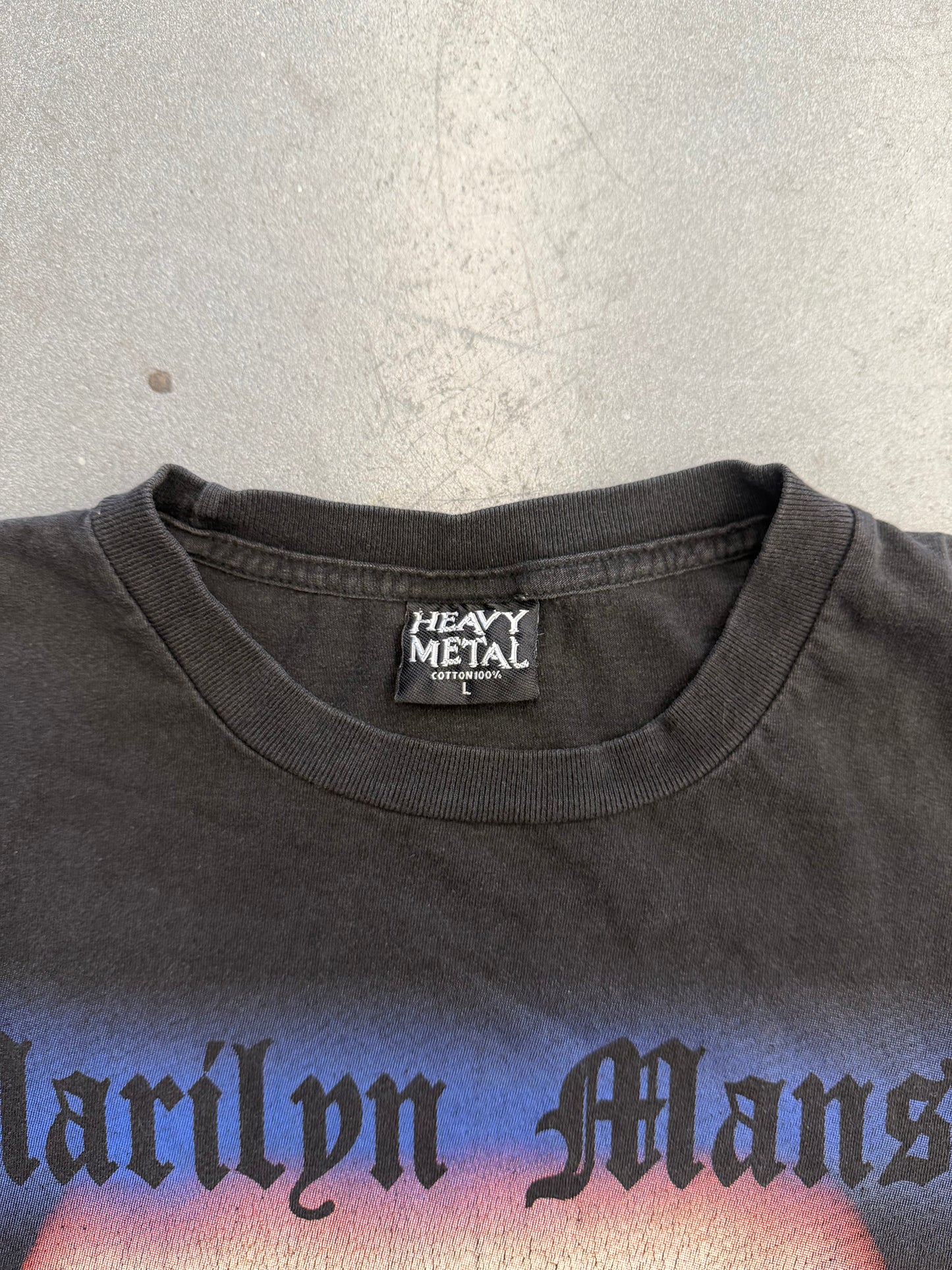 1999 MARILYN MANSON BIG FACE TEE (HEAVY METAL TAG)
