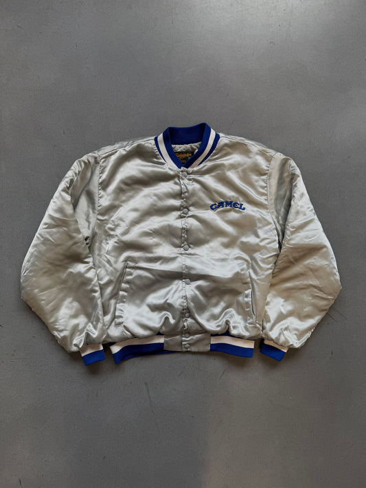 80'S CAMEL SATIN COACH JACKET (SWINGSTER TAG)