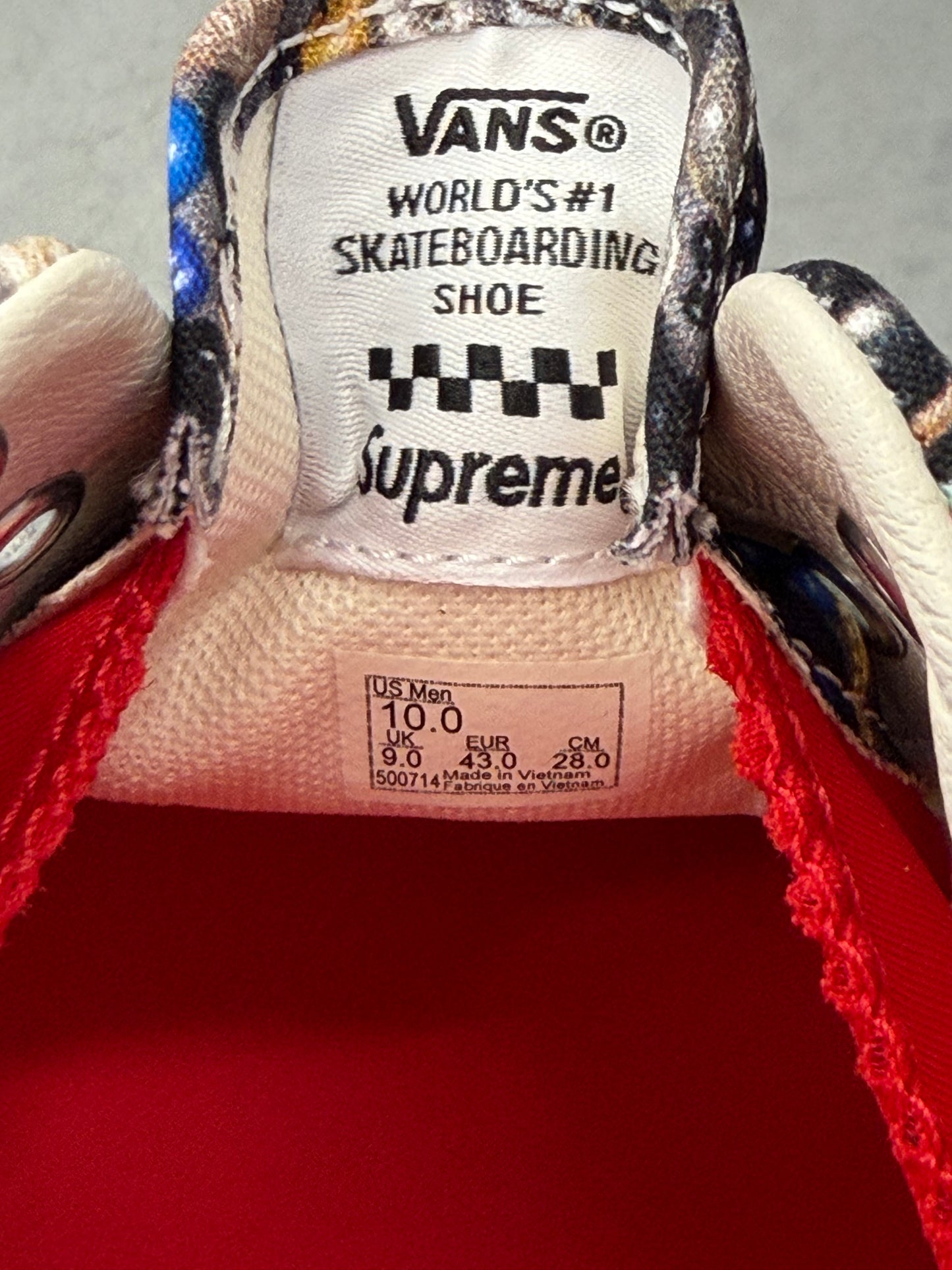 2026 VANS ERA SUPREME X MIKE KELLEY GREY (W/BOX)