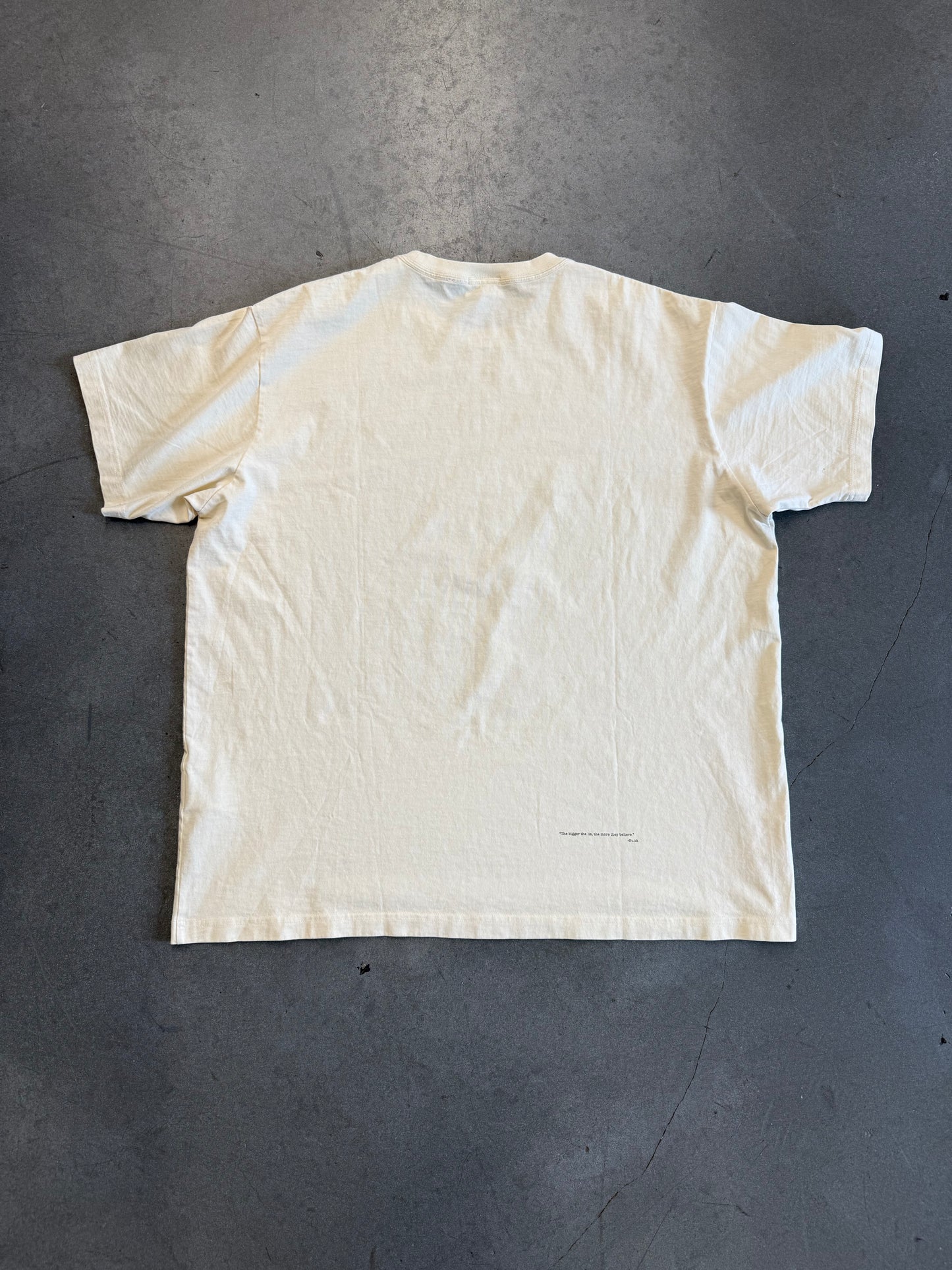 SS22 KITH THE WIRE BUNK VINTAGE TEE - CREAM (2XL)