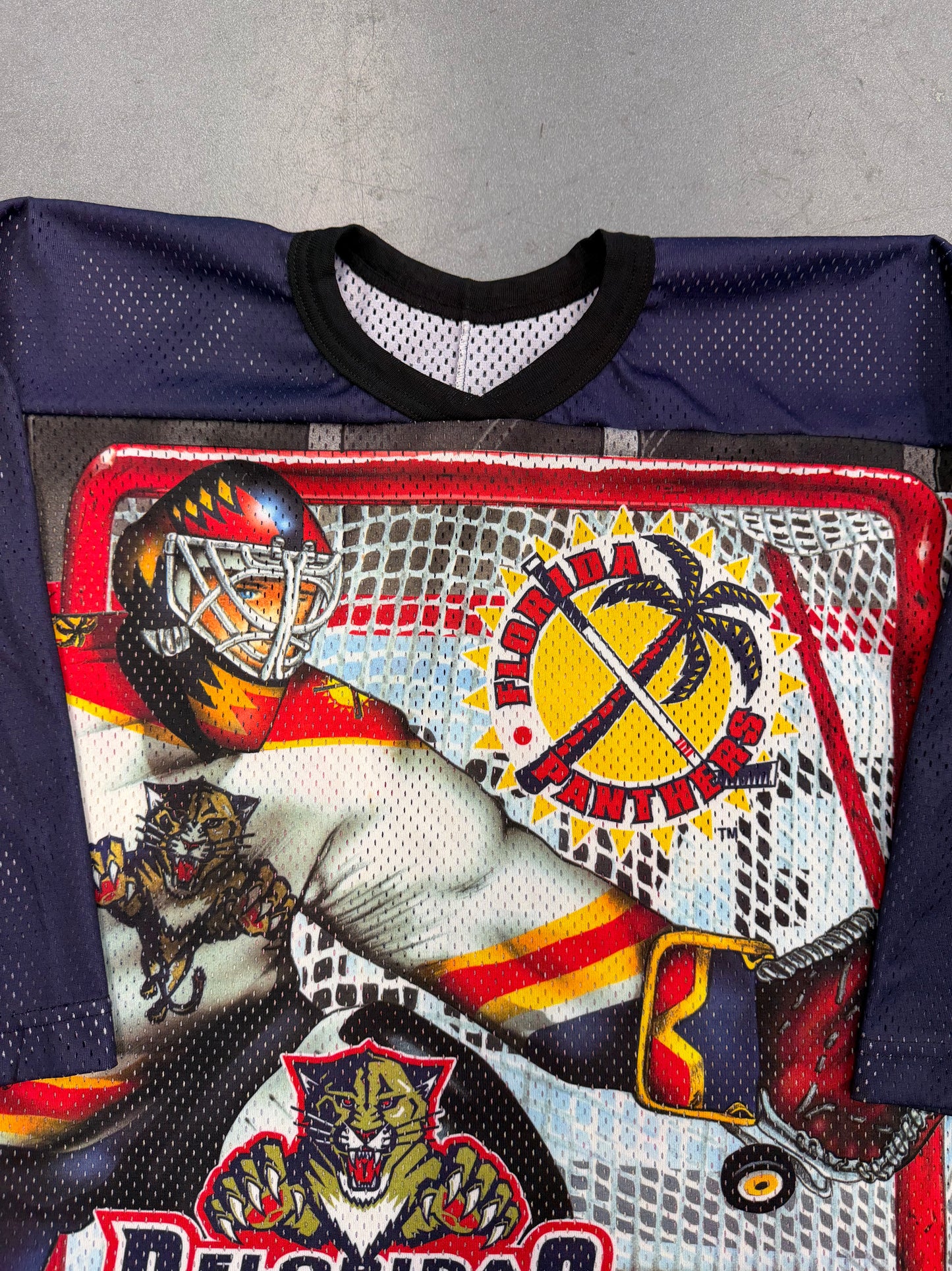 90'S FLORIDA PANTHERS NHL ALL OVER HOCKEY JERSEY (CCM TAG)