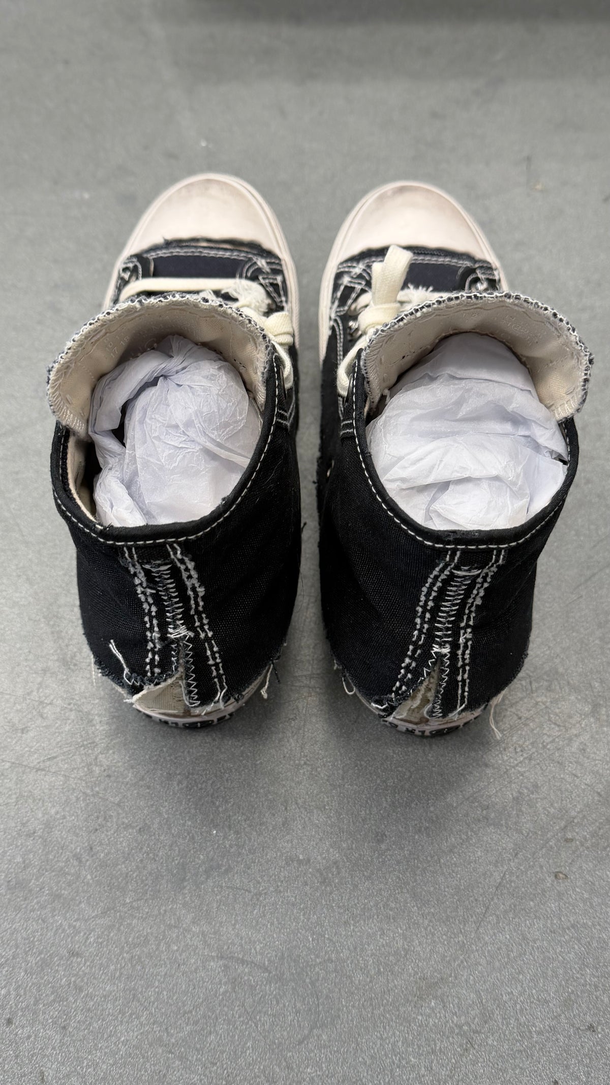 MAISON MARGIELA LOVE TO DEATH SNEAKERS BLUE/BLACK