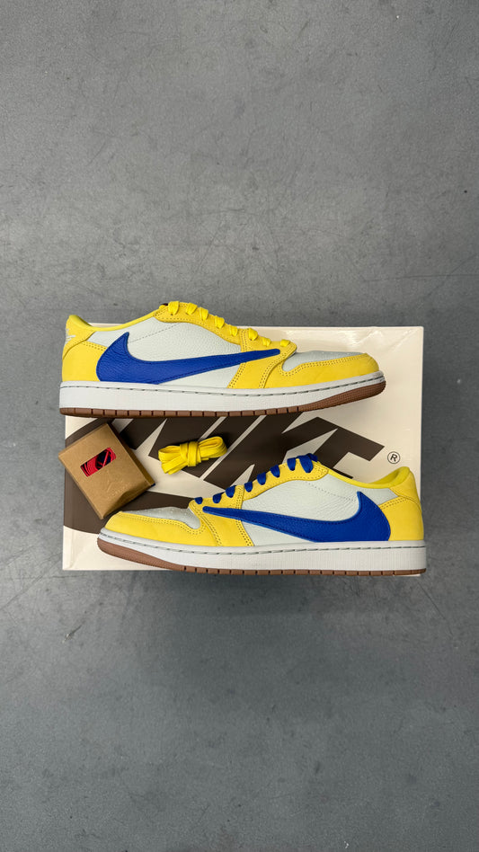 2024 JORDAN 1 RETRO LOW OG SP TRAVIS SCOTT CANARY (WOMEN'S)