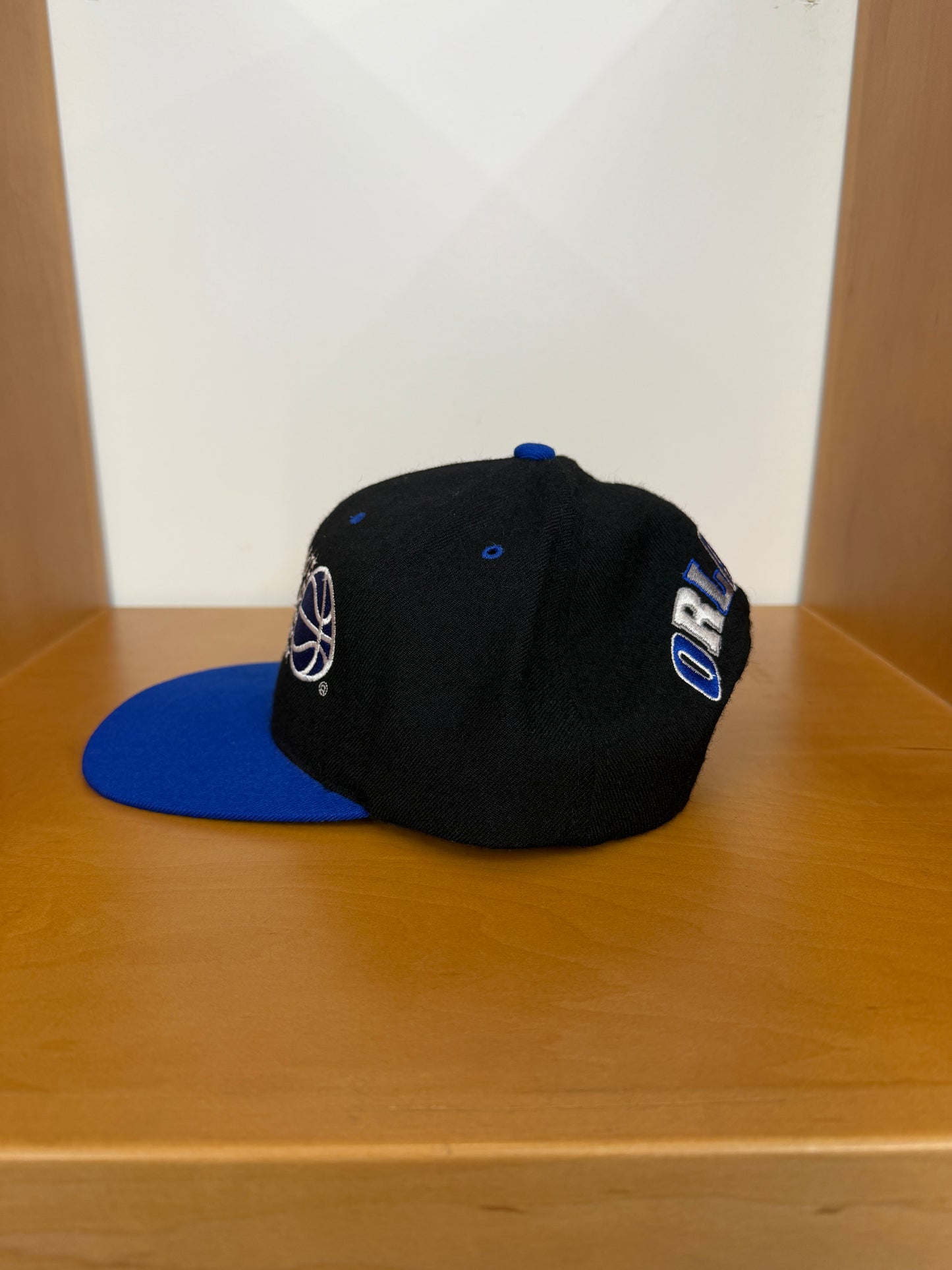90'S ORLANDO MAGIC SNAPBACK - BLUE/BLACK (GROSSMAN CAP CO. TAG)