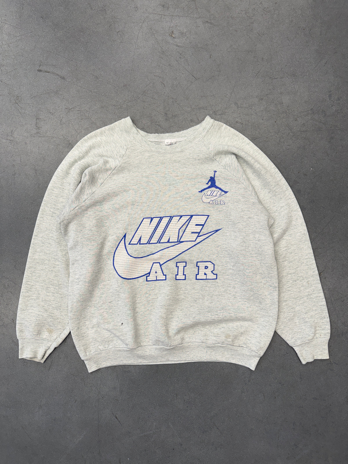 90S BOOTLEG NIKE AIR JORDAN DISTRESSED CREWNECK (CUT FOTL TAG)