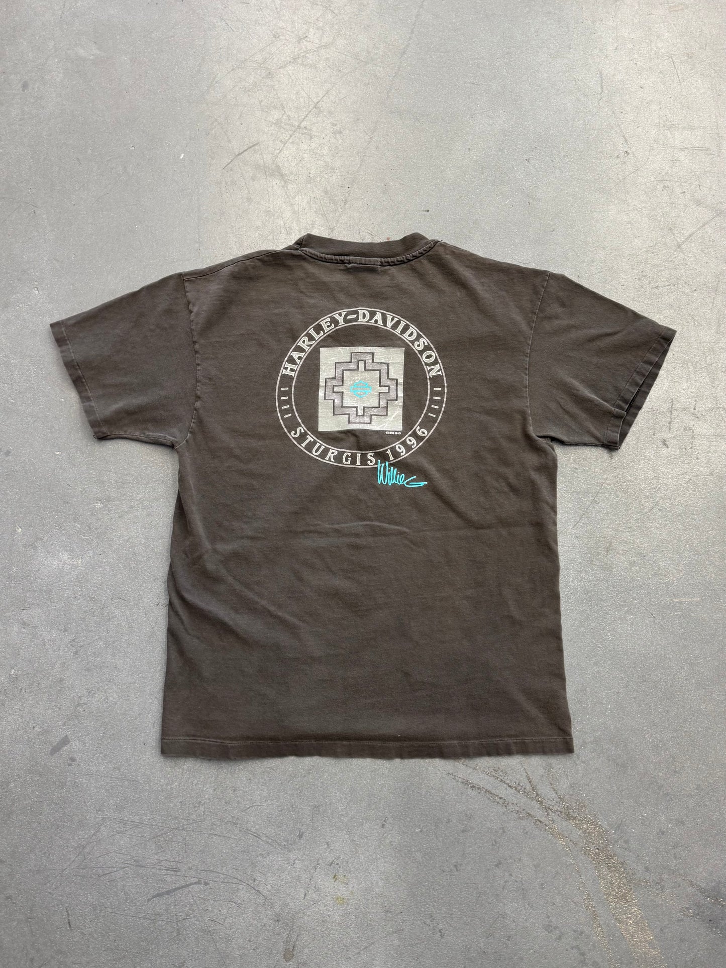 1996 HARLEY-DAVIDSON STURGIS WILLIE G MULLET TEE (HANES BEEFY TAG)
