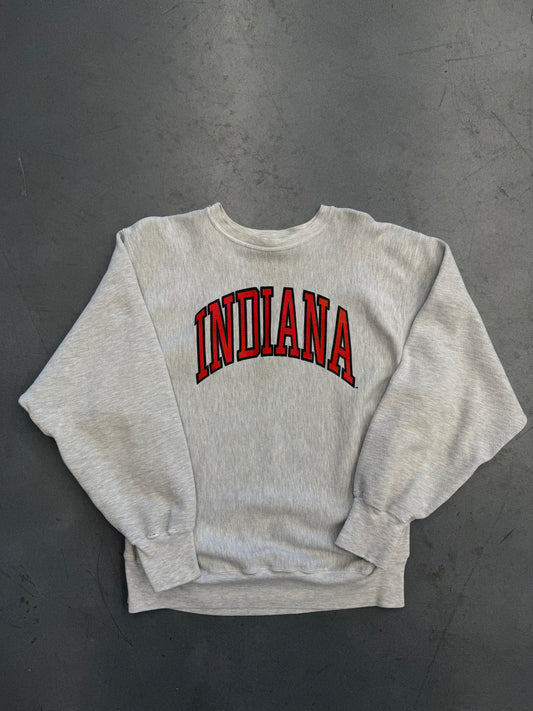 90'S INDIANA HOOSIERS CHAMPION REVERSE WEAVE CREWNECK (REVERSE WEAVE TAG)