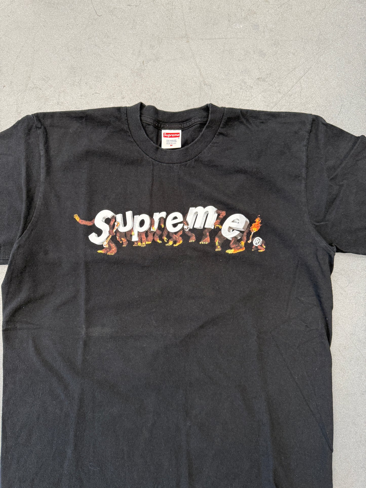 SS21 SUPREME APES TEE - BLACK