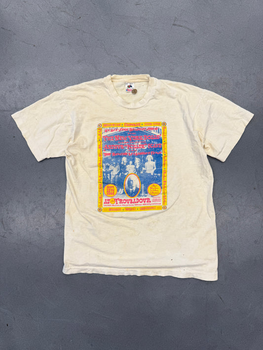 1992 THE NEW YORK DOLLS AT THE TROUBADOUR CONCERT TEE (FOTL TAG)