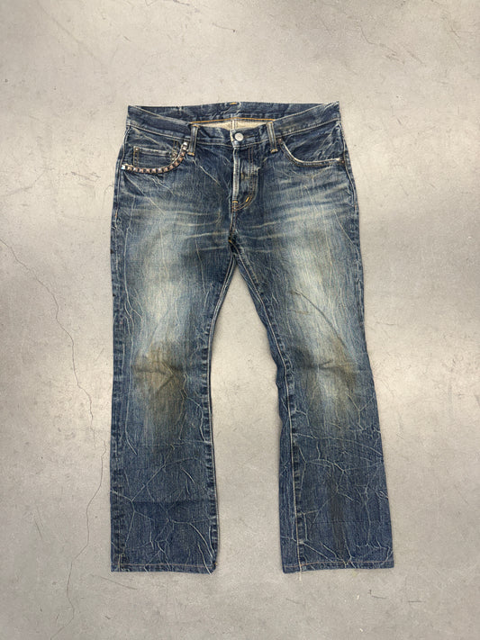 VINTAGE HYSTERIC GLAMOUR TOO DRUNK TO FUCK JEANS