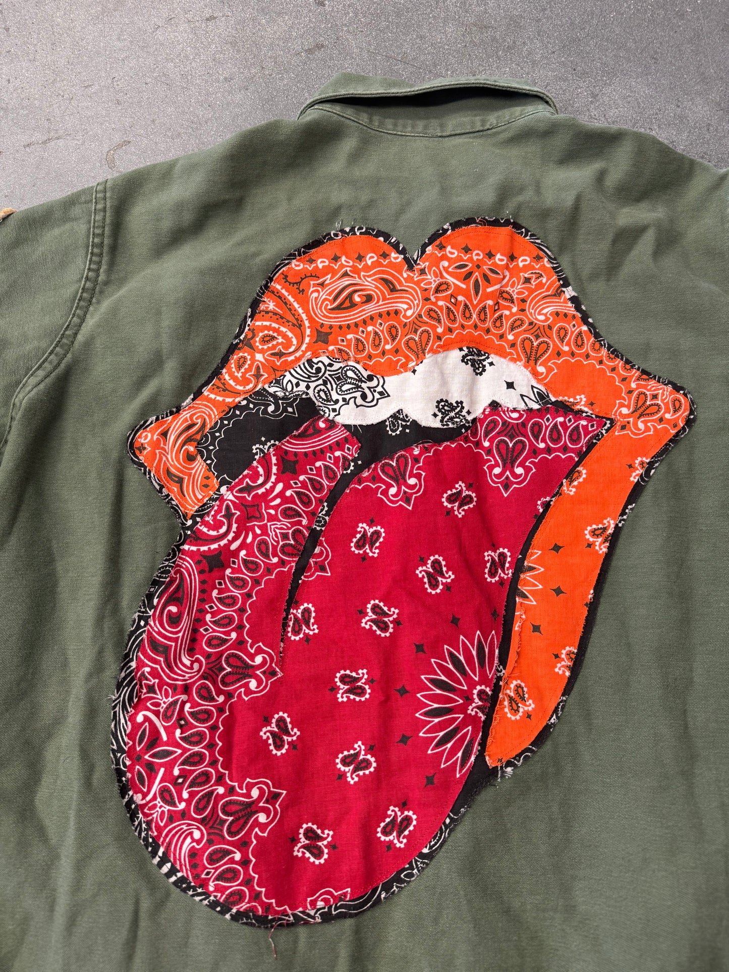 MADEWORN ROLLING STONES ARMY JACKET
