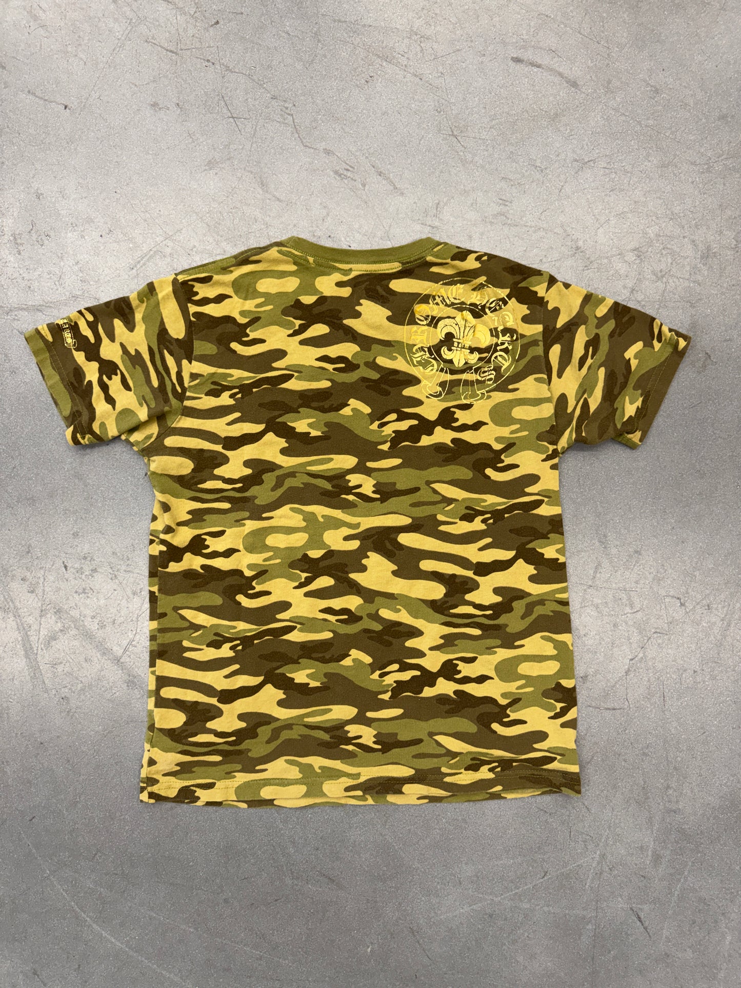 VINTAGE CHROME HEARTS VINE DAGGER TEE - CAMO