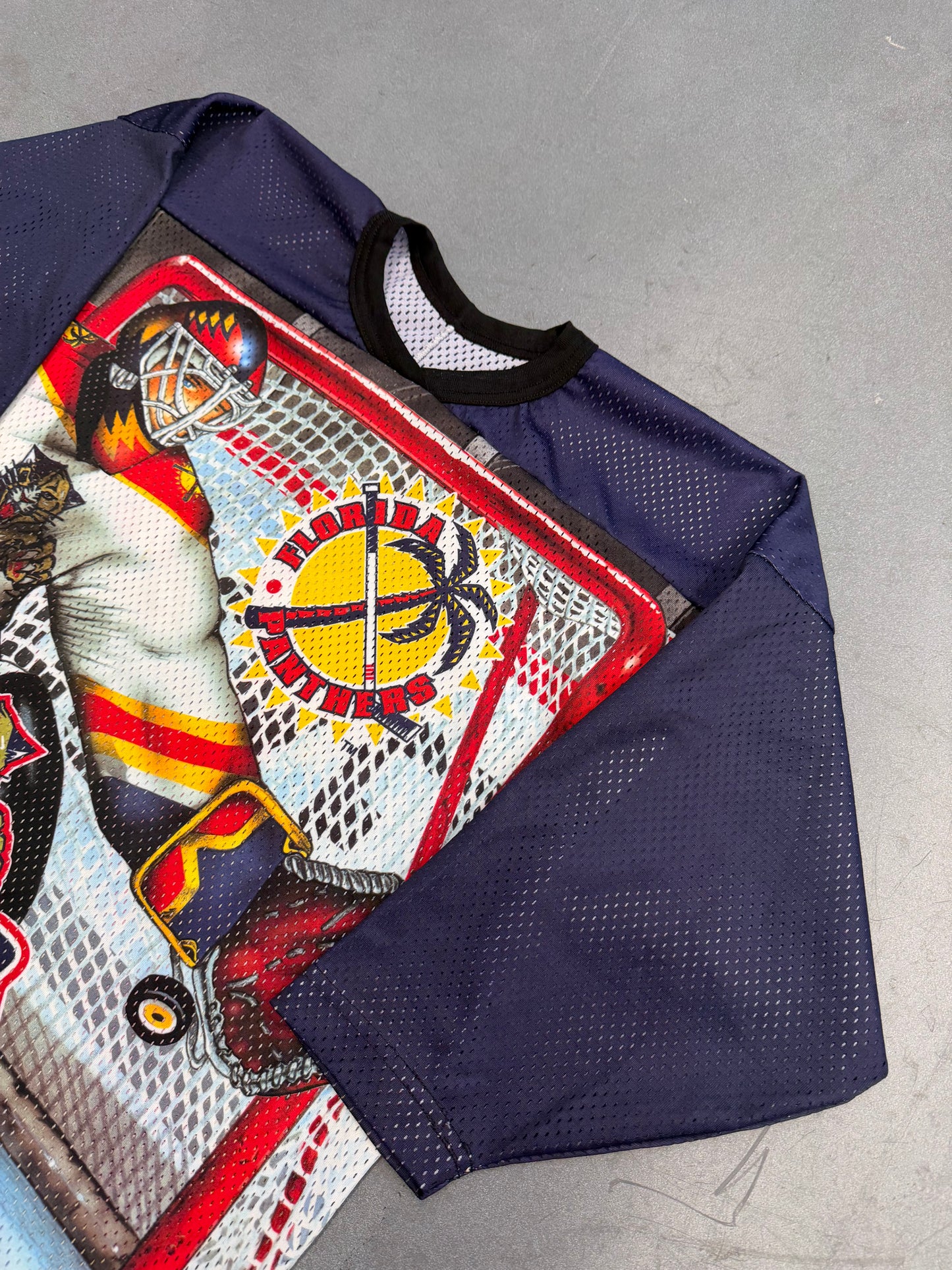 90'S FLORIDA PANTHERS NHL ALL OVER HOCKEY JERSEY (CCM TAG)