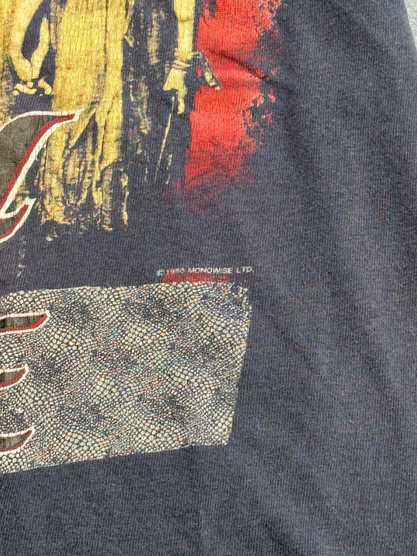 1988 OZZY OSBOURNE "NO REST FOR THE WICKED" TOUR TEE (HANES TAG)