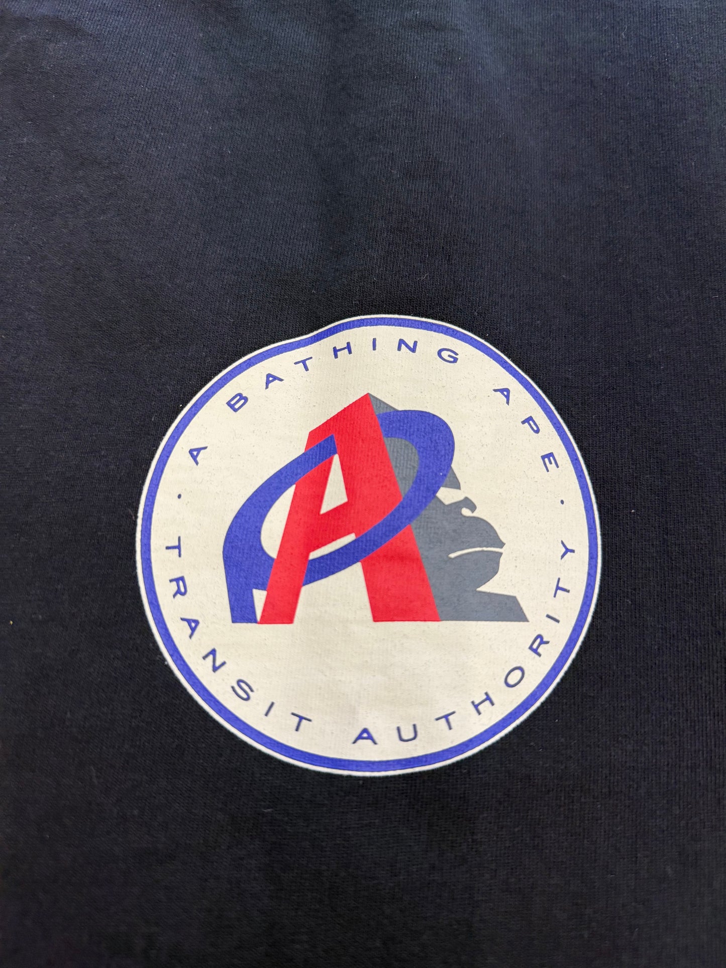 SS25 A BATHING APE BAPE TRANSIT AUTHORITY SHIRT (NEW) (XL)