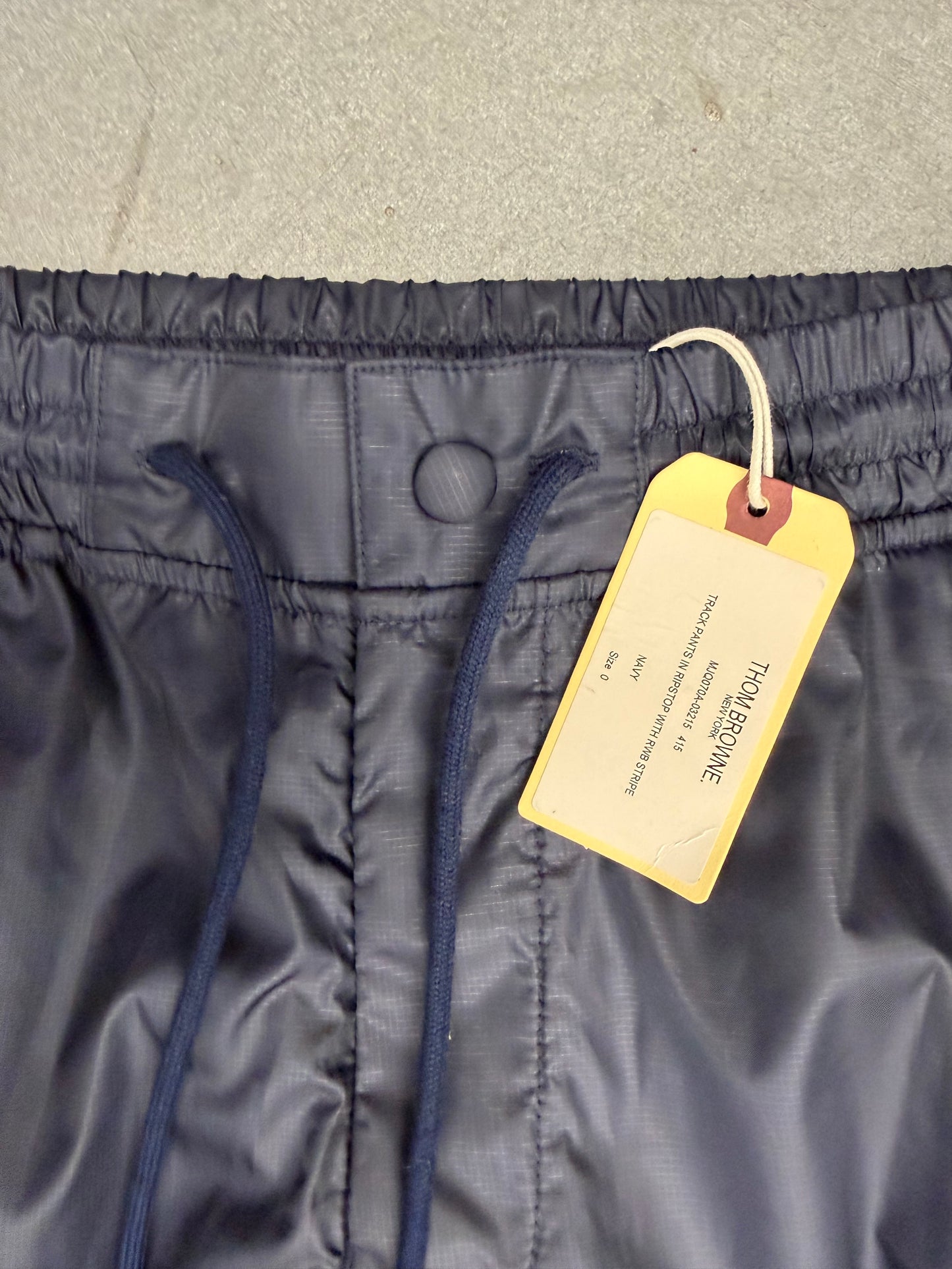 THOM BROWNE RWB STRIPE RIPSTOP TRACK PANTS