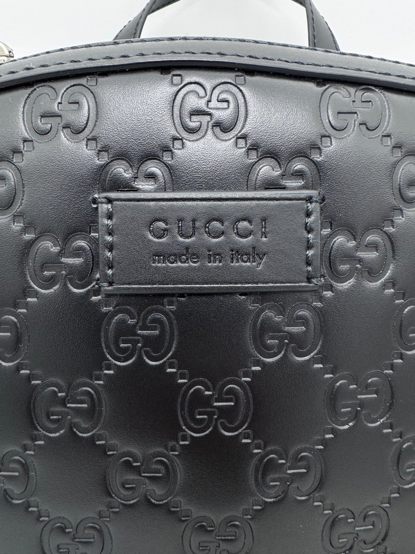 GUCCI SIGNATURE LEATHER BACKPACK