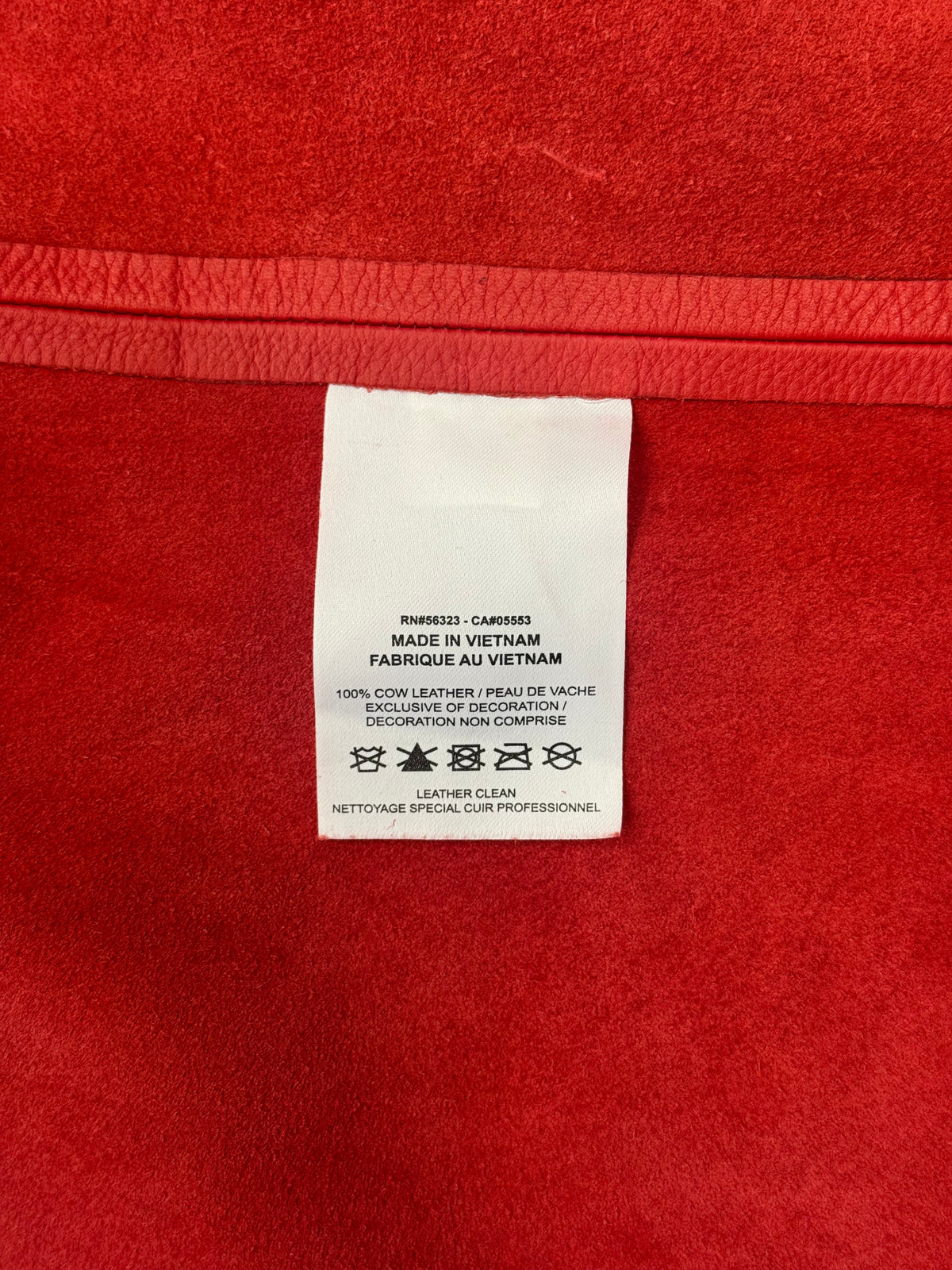 FW19 SUPREME NIKE LEATHER BASEBALL JERSEY - RED