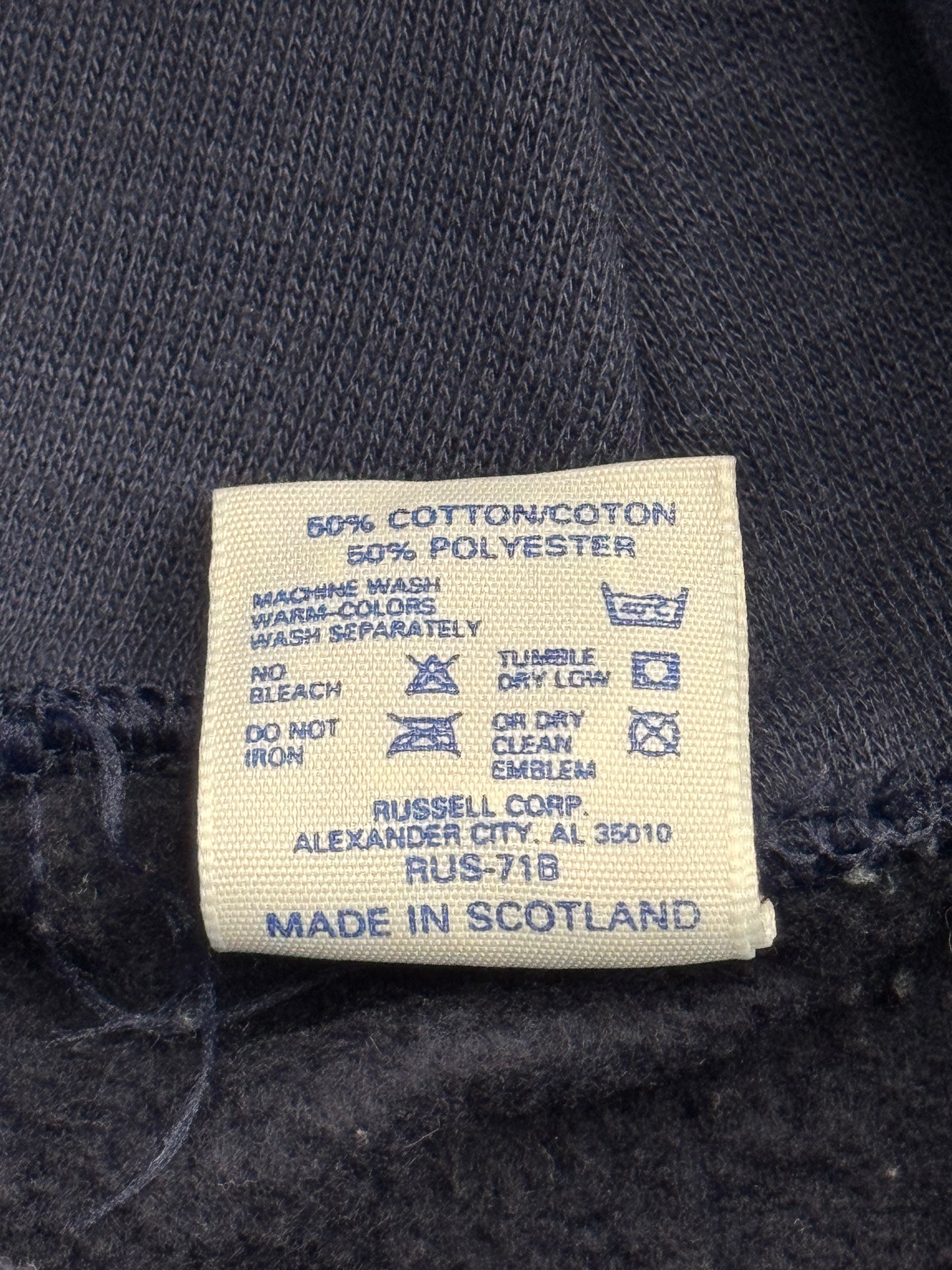 90S OXFORD UNIVERSITY PULLOVER HOODIE (JERZEES TAG)