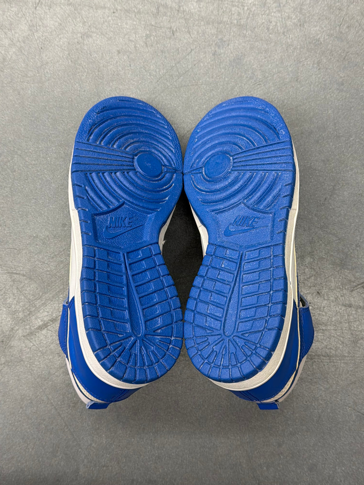 1999 NIKE DUNK HIGH LE KENTUCKY WHITE/ROYAL BLUE - DEADSTOCK
