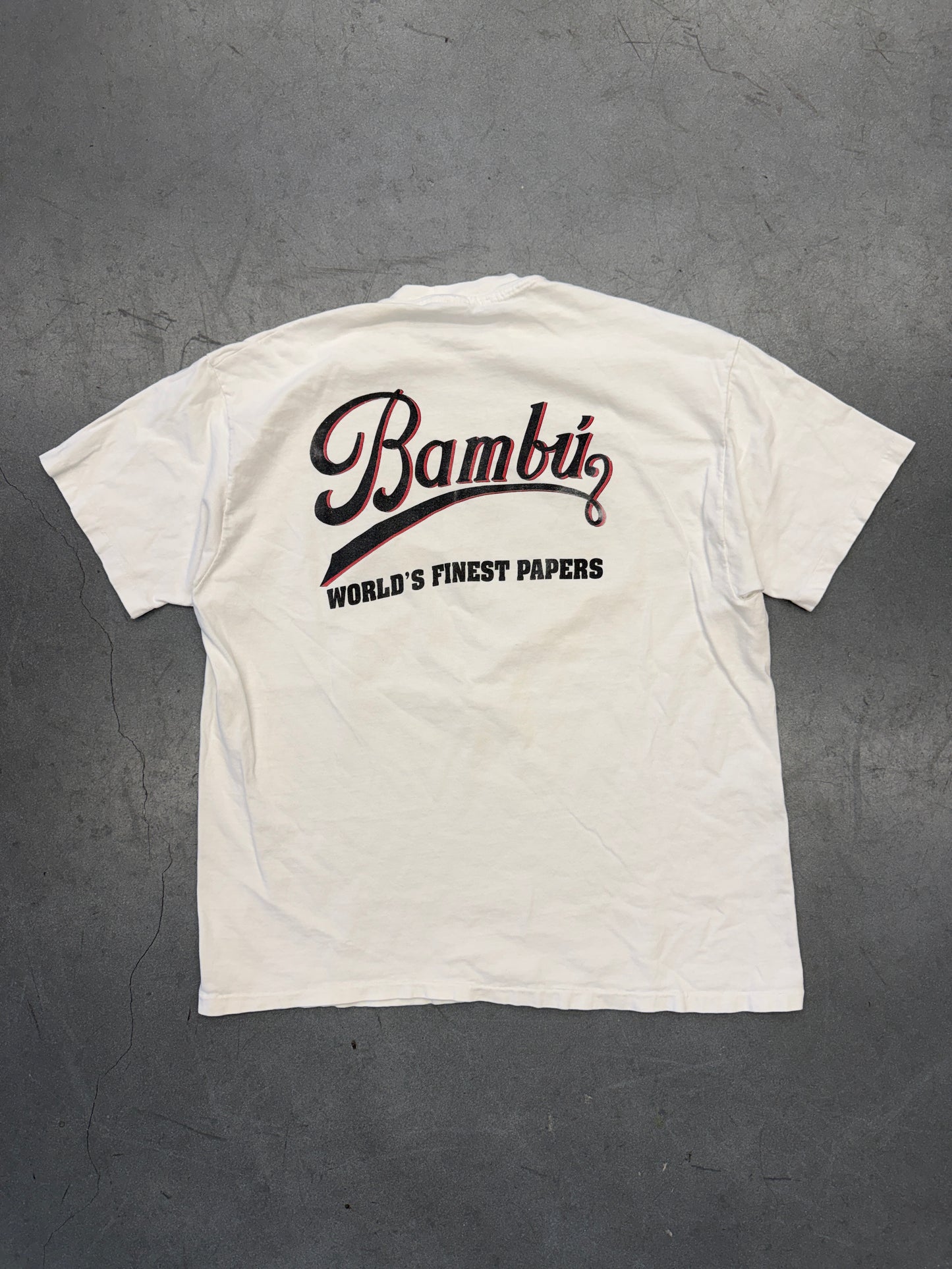 90'S BAMBU WORLD'S FINEST PAPERS TEE (HANES BEEFY T TAG)
