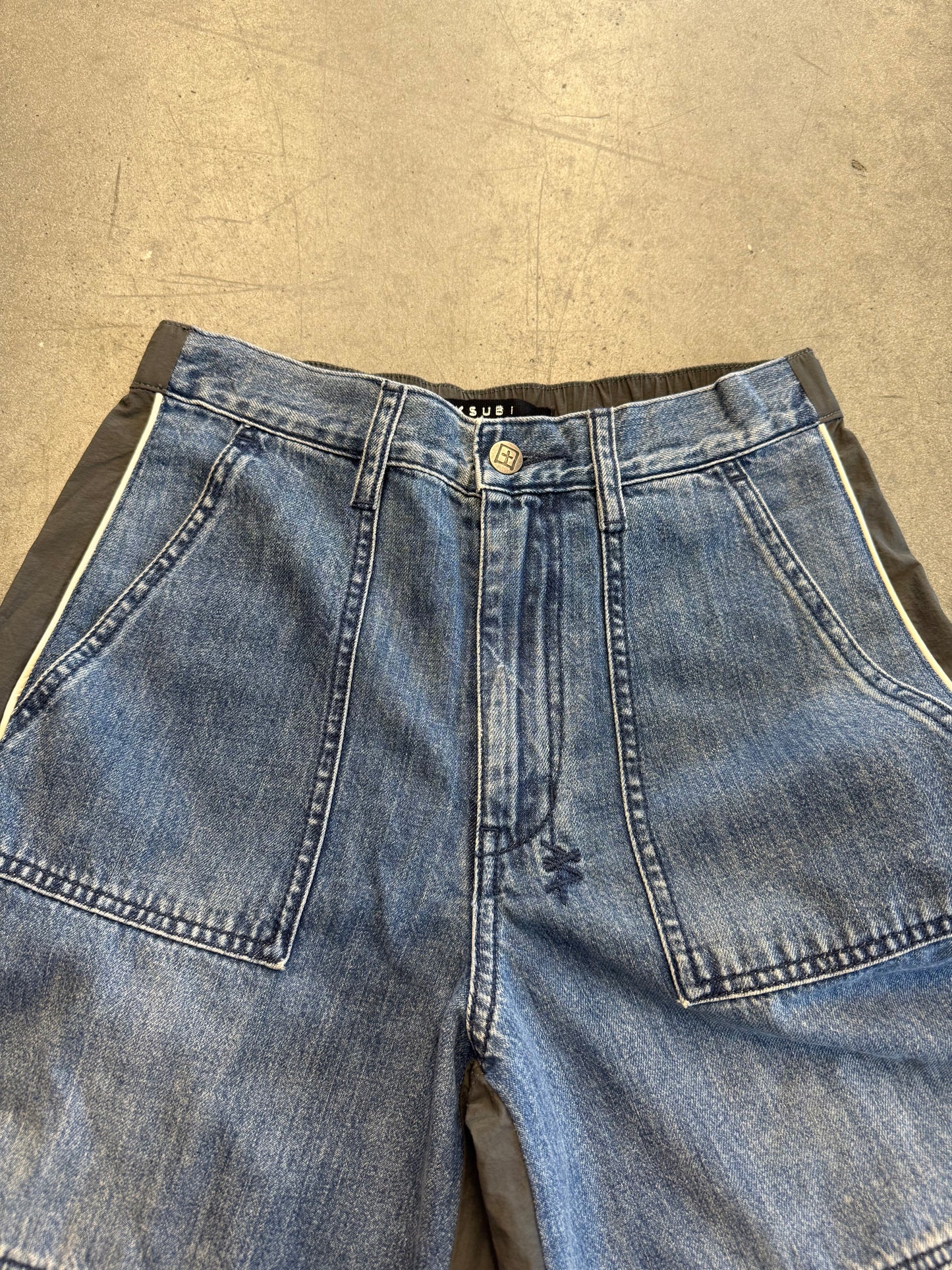 KSUBI BAGGY JEAN NYLON SPLICE WOMENS PANTS (24)