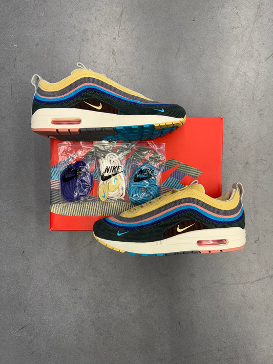 2018 SIZE 8 NIKE AIR MAX 1/97 SEAN WOTHERSPOON (EXTRA LACE SET ONLY)