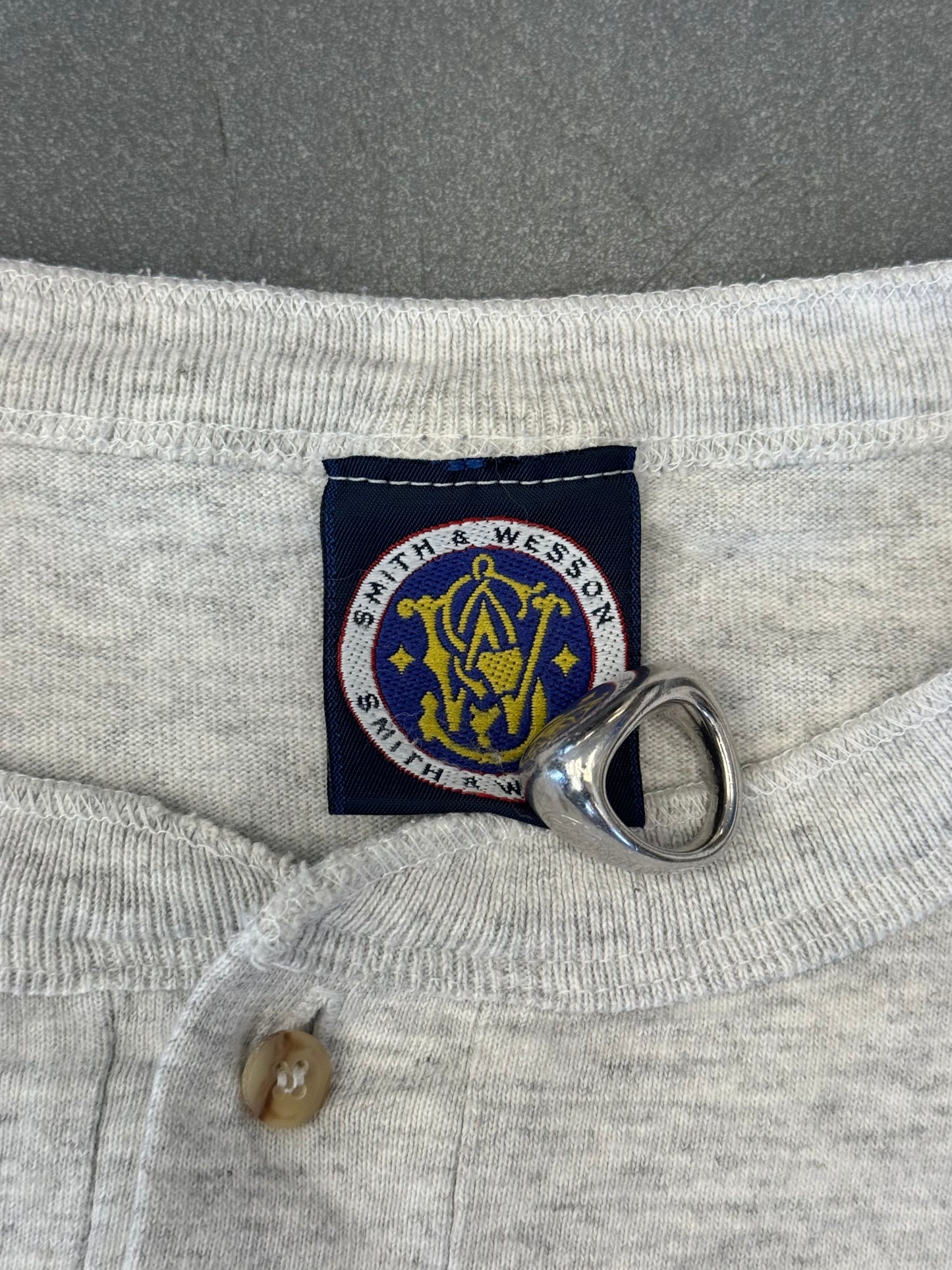 90S TEAM SMITH & WESSON RACING BUTTON-UP TEE
