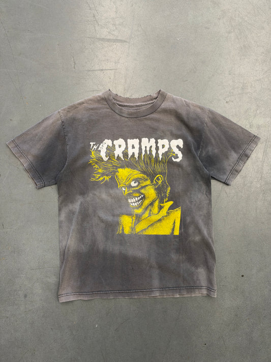 90S THE CRAMPS PARKING LOT BOOTLEG SPIKED HAIR TEE (PULLED TAG)