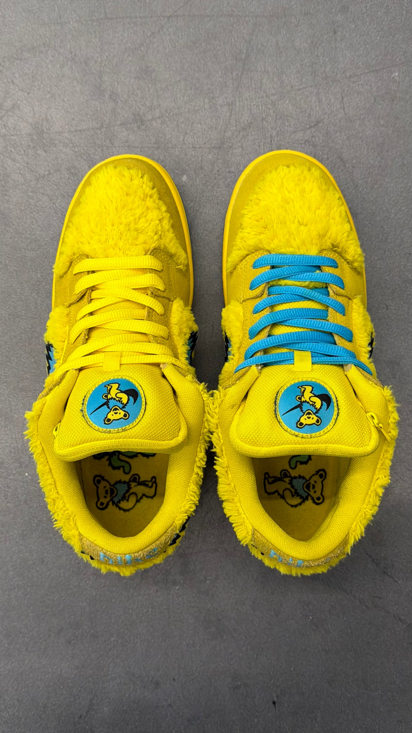 2020 NIKE SB DUNK LOW PRO PRM GRATEFUL DEAD BEARS - OPTI YELLOW