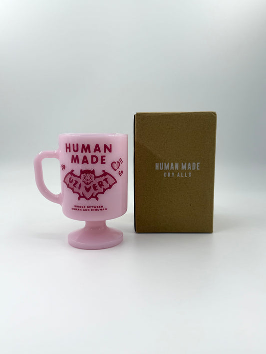 FW21 HUMAN MADE LIL UZI VERT PINK MILK GLASS CUP