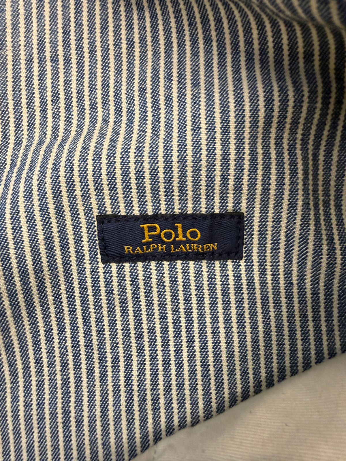 POLO RALPH LAUREN DUNGAREE FIT HICKORY-STRIPE WORKWEAR PANT