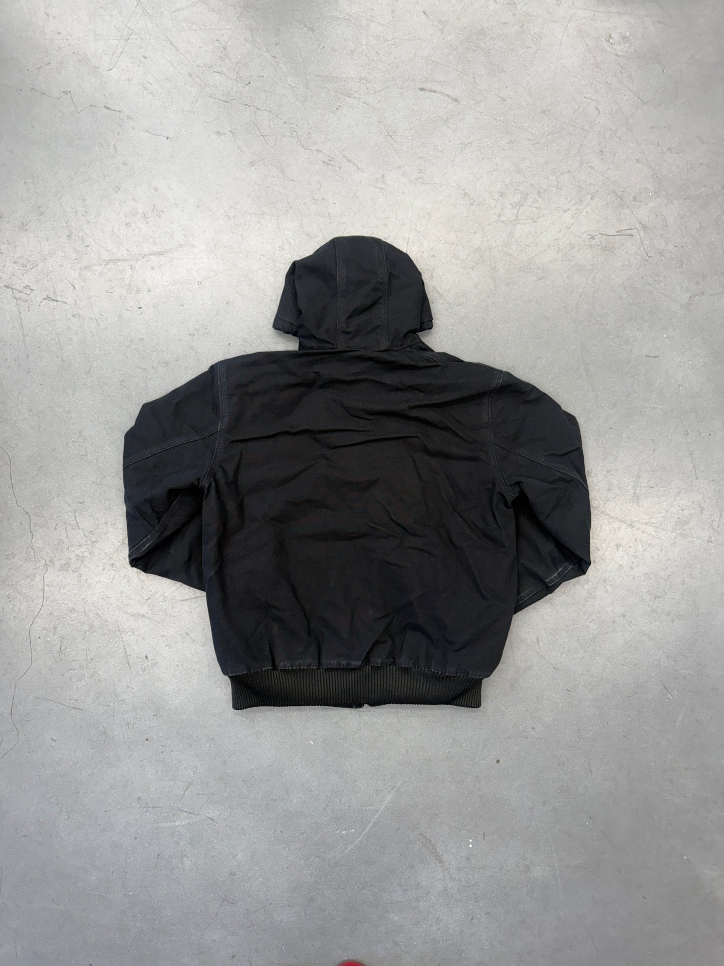 80S CARHARTT INSULATED CANVAS WORK JACKET (J140BLK)