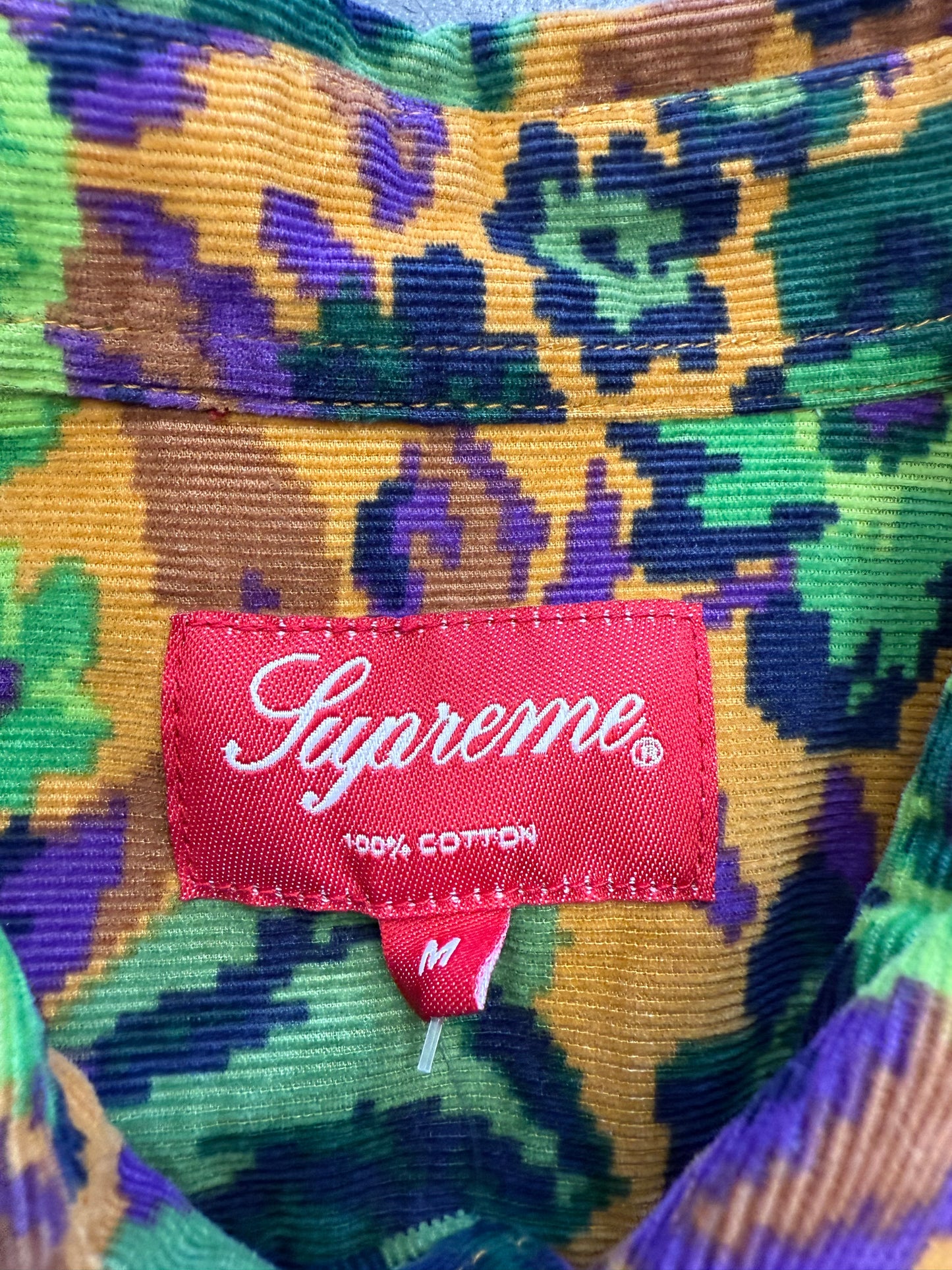 FW21 SUPREME DIGI FLORAL CORDUROY SHIRT