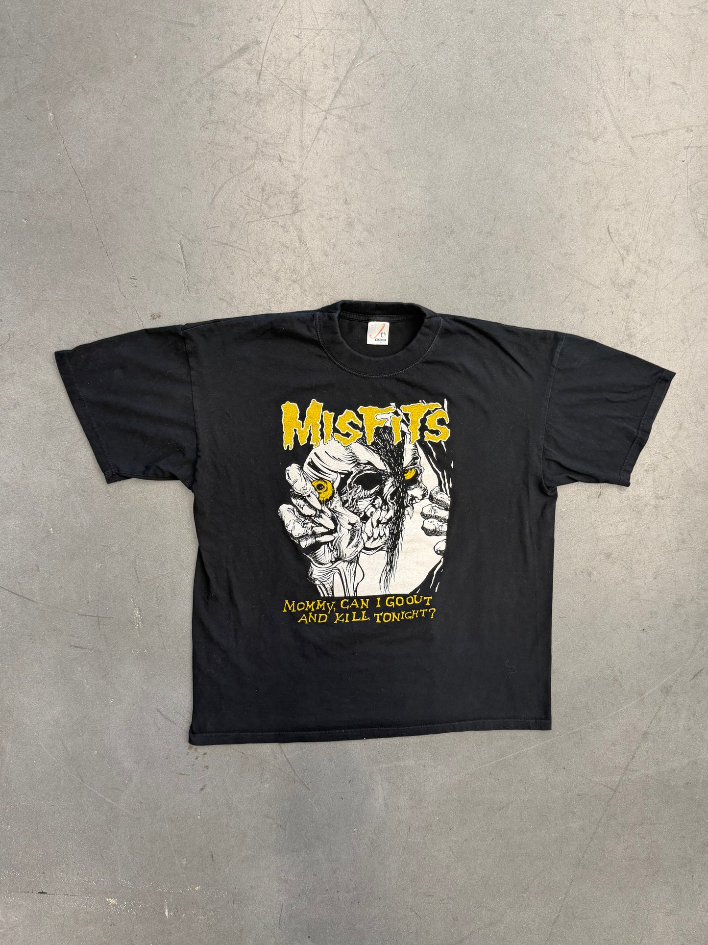 1997 MISFITS "MOMMY, CAN I GO OUT AND KILL TONIGHT?" TEE (JT'S TAG)