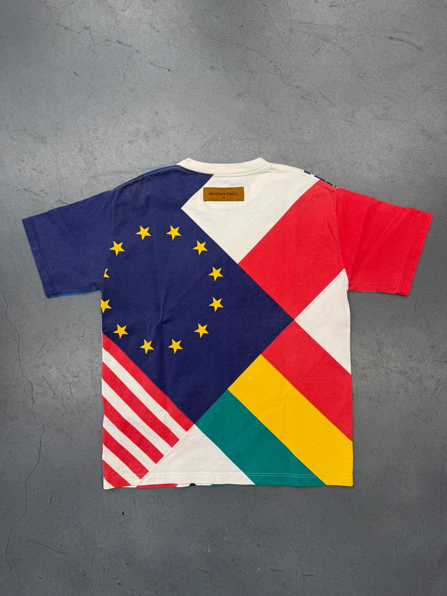 2019 LOUIS VUITTON VIRGIL ABLOH FLAGS TEE