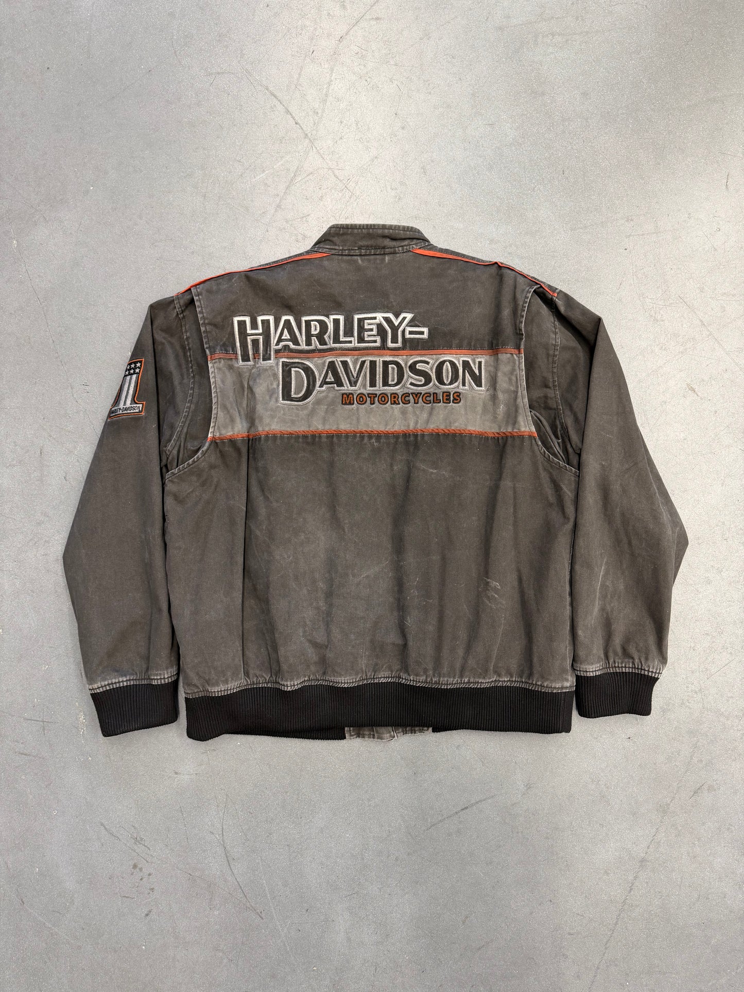 VINTAGE HARLEY-DAVIDSON MOTORCYCLES SYN3 ZIP-UP JACKET