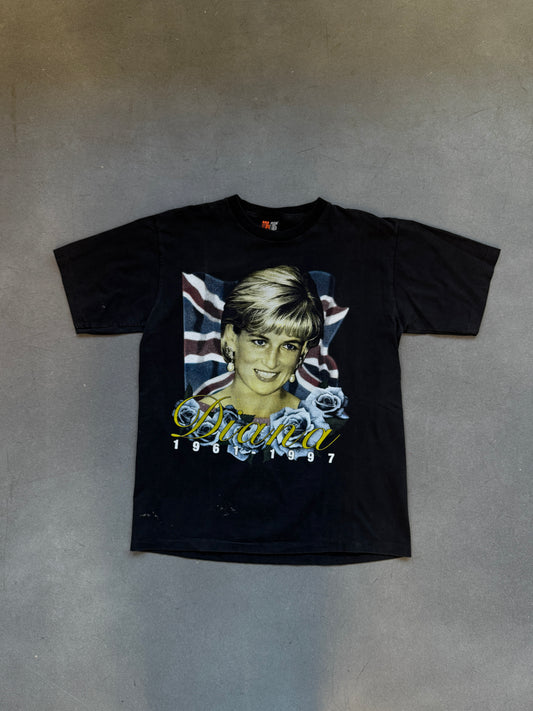 1997 RIP PRINCESS DIANA BOOTLEG RAP STYLE TEE (TOP-ONE TAG)