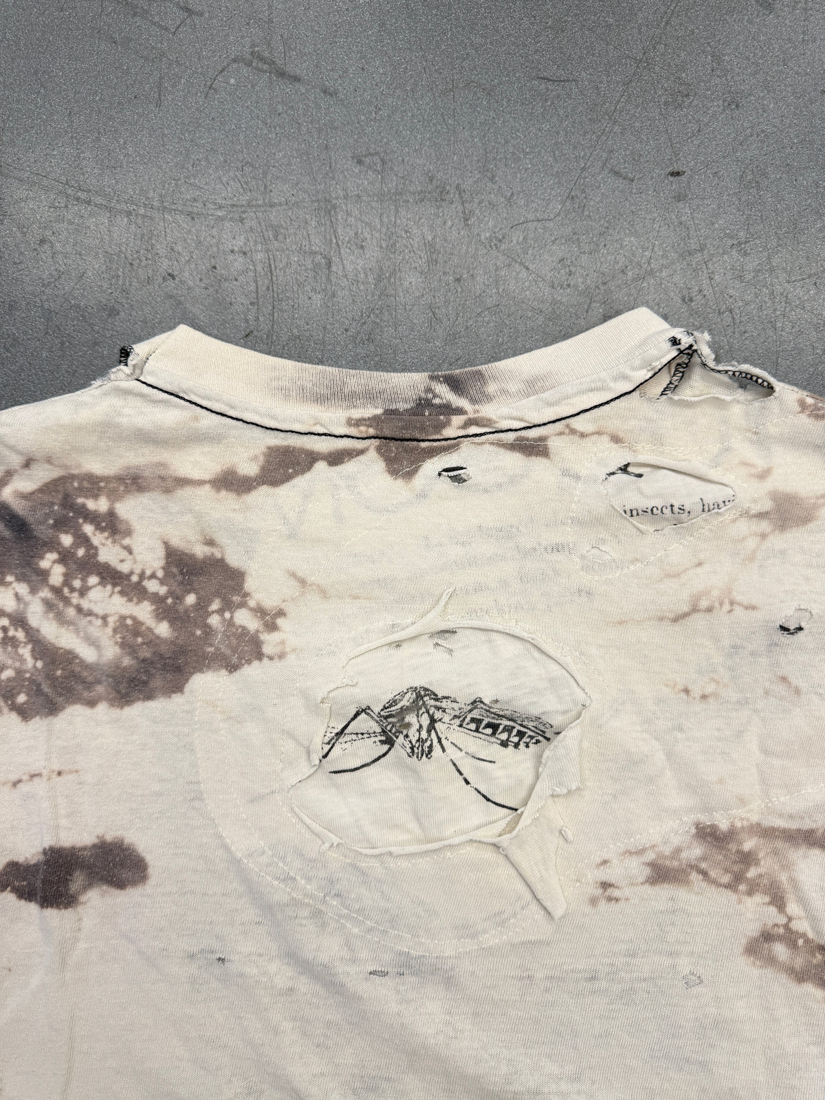 80S MOSQUITOHEAD SID VICIOUS DISTRESSED & REPAIRED TEE (PULLED TAG)
