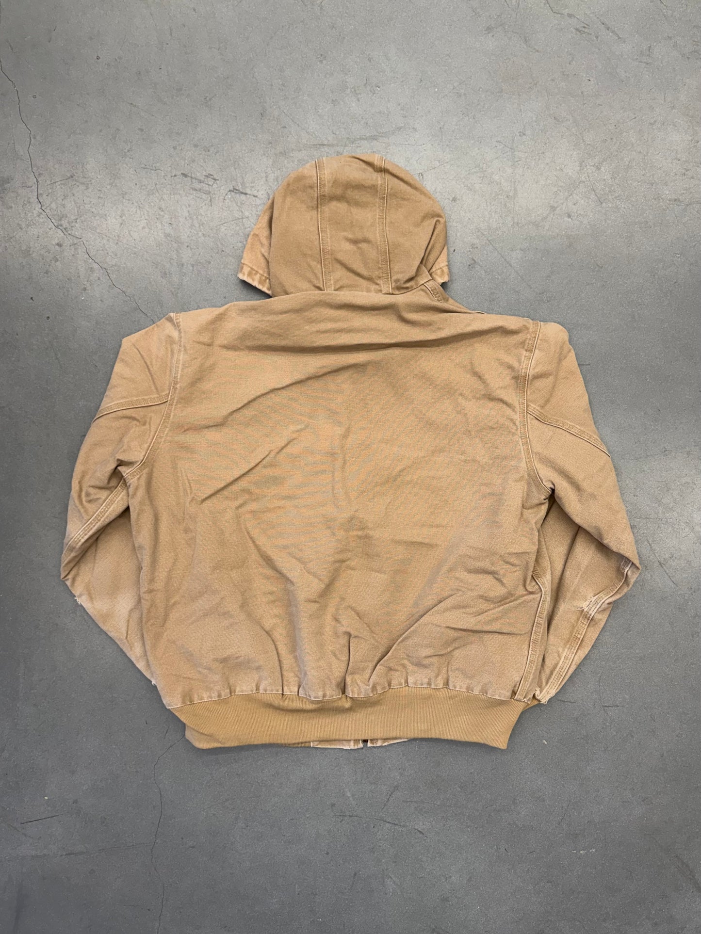 80S CARHARTT WAFFLE-LINED ZIP-UP WORK JACKET (JR106)